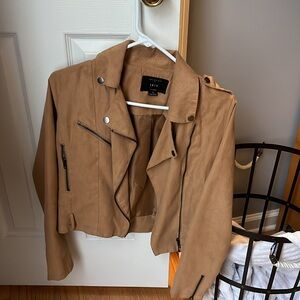 small brown jacket